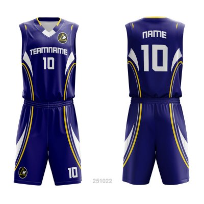 Customized Full Sublimation Basketball Uniform BU084
