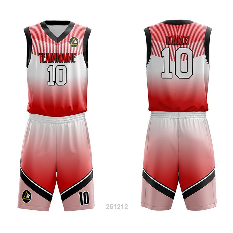 Customized Full Sublimation Basketball Uniform BU114