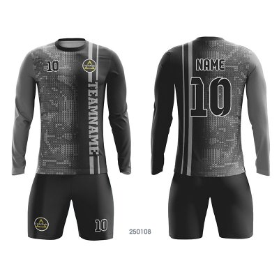 Customized Full Sublimation Long Sleeves Soccer Jersey SJ153