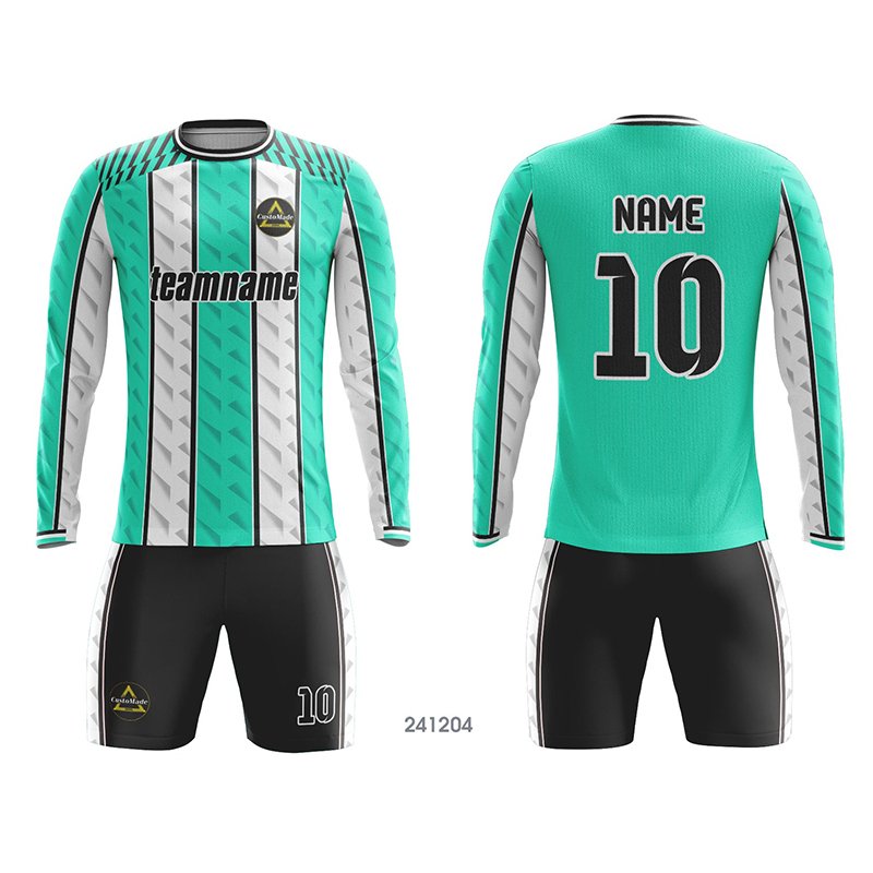 Customized Full Sublimation Long Sleeves Soccer Jersey SJ155