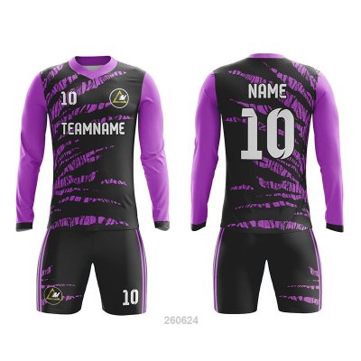 Customized Full Sublimation Long Sleeves Soccer Uniform SU378