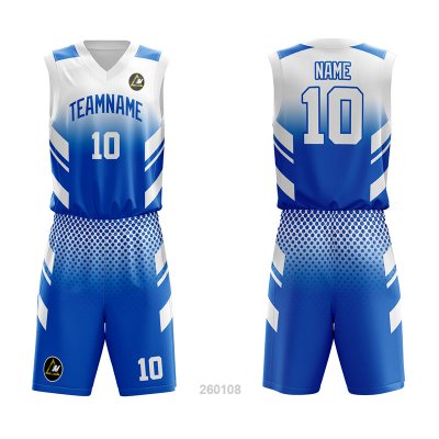 Customized Full Sublimation Basketball Uniform BU125
