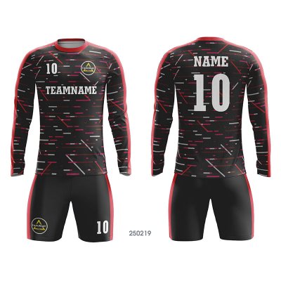 Customized Full Sublimation Long Sleeves Soccer Jersey SJ191