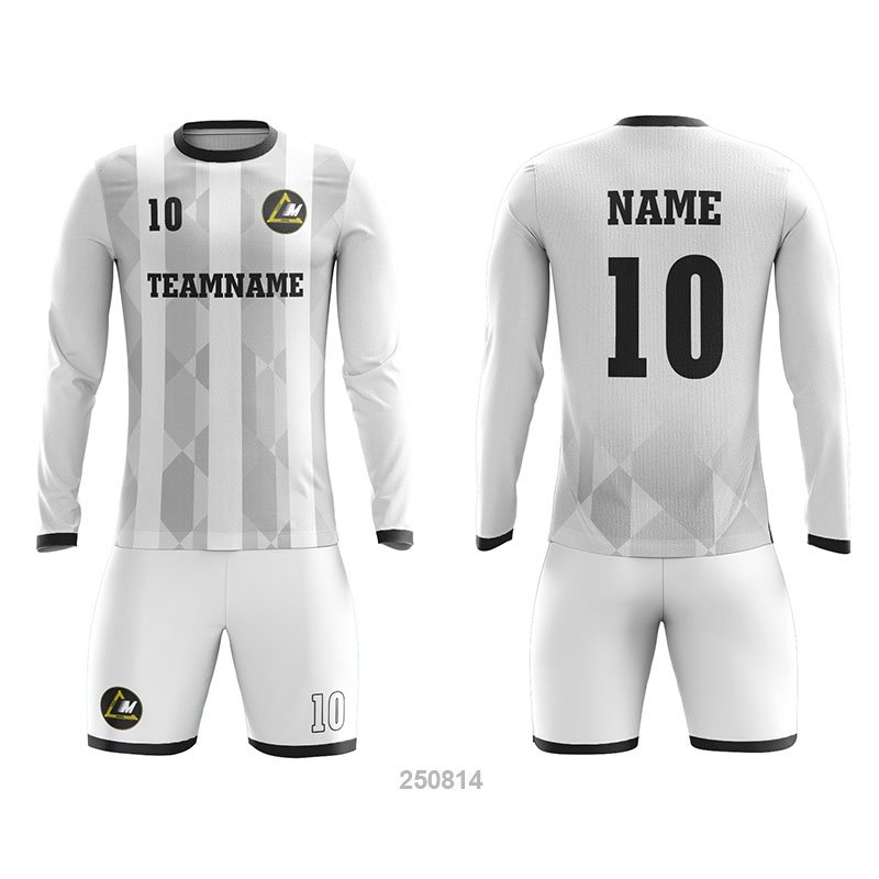 Customized Full Sublimation Long Sleeves Soccer Uniform SU357