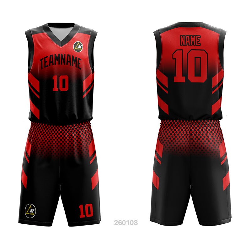 Customized Full Sublimation Basketball Uniform BU124
