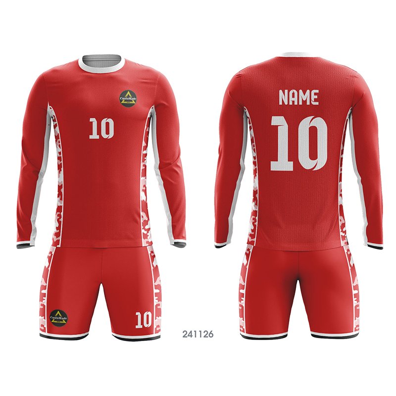 Customized Full Sublimation Long Sleeves Soccer Jersey SJ158