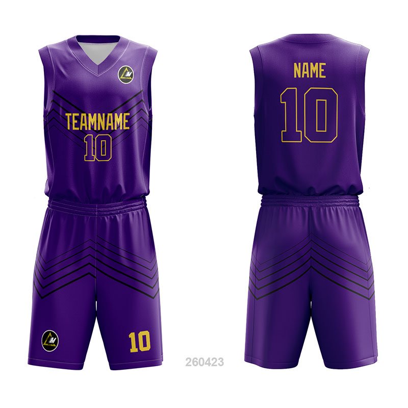 Customized Full Sublimation Basketball Uniform BU157