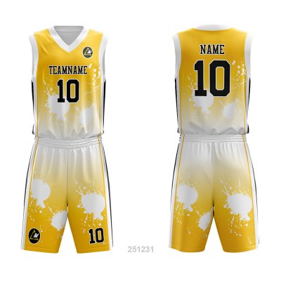 Customized Full Sublimation Basketball Uniform BU120