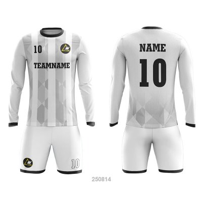 Customized Full Sublimation Long Sleeves Soccer Uniform SU357