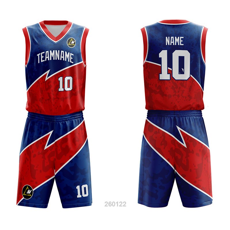 Customized Full Sublimation Basketball Uniform BU132